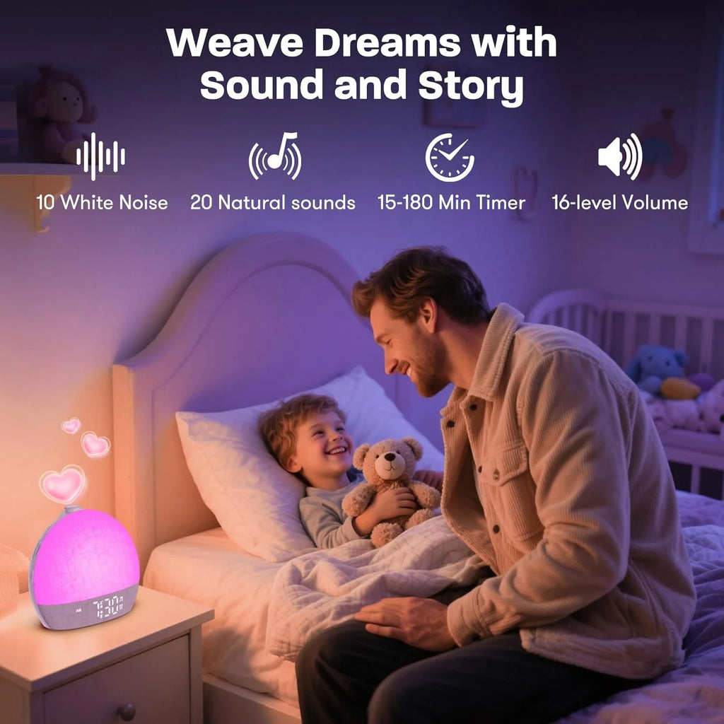 Veluno Sunrise Wake-Up Light – Lichtwecker mit White Noise