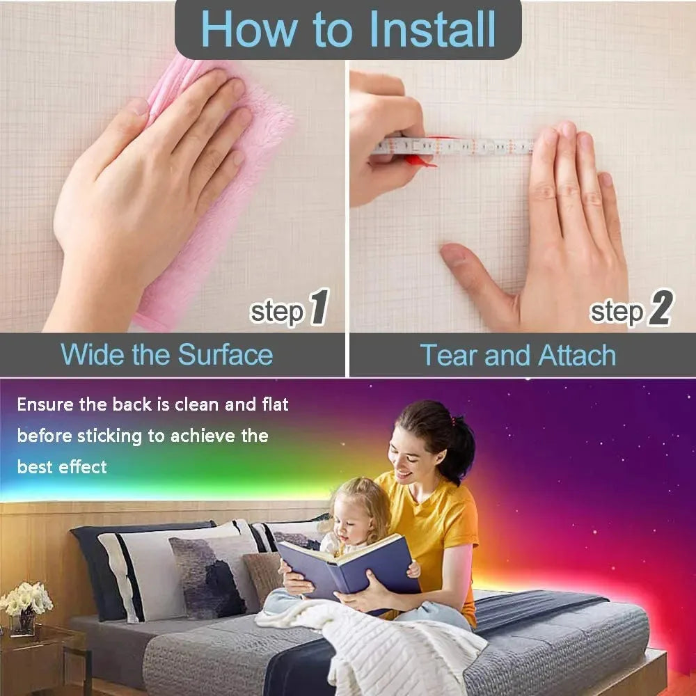 Veluno RGB LED Strip Pro – App- & Fernbedienung, USB Ambient Licht