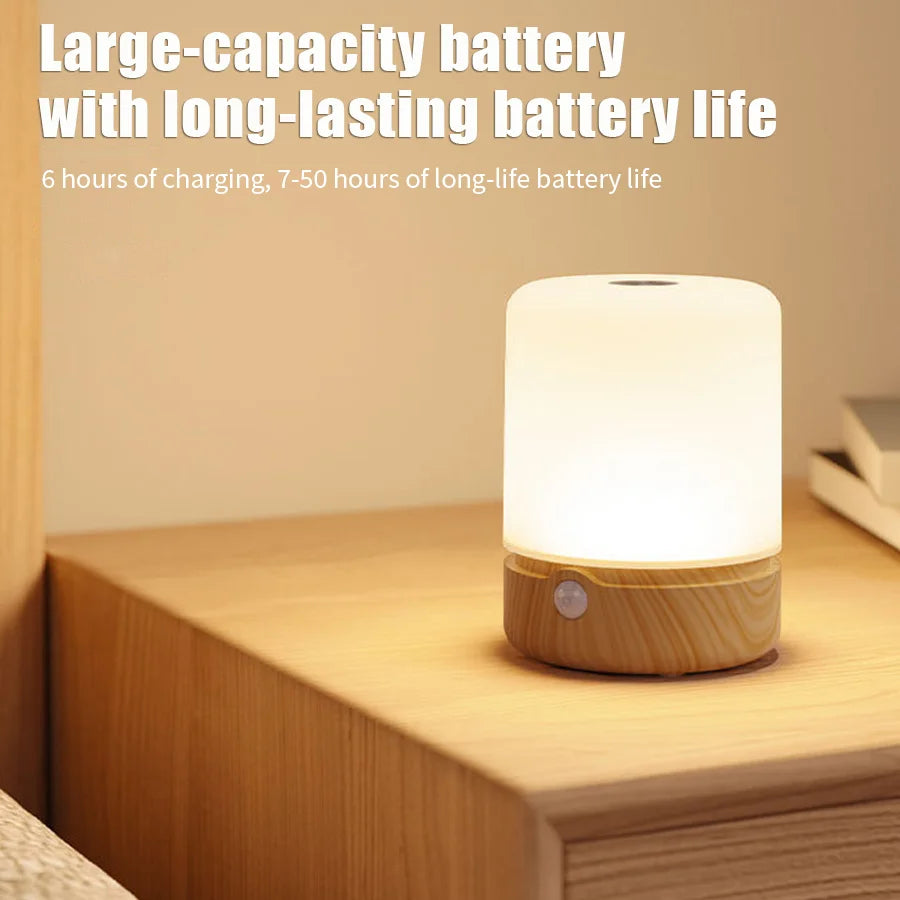 Veluno LED Touch Nachtlicht – RGB Ambient Lampe mit USB-Ladung