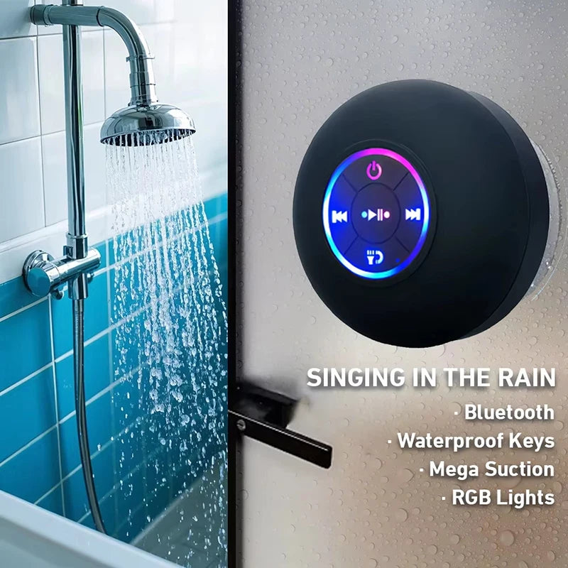 Veluno AquaBeat™ – Waterproof Bluetooth Speaker mit LED-Licht