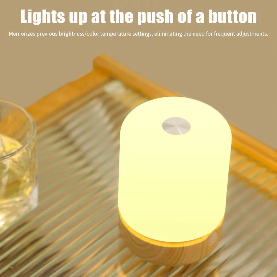 Veluno LED Touch Nachtlicht – RGB Ambient Lampe mit USB-Ladung