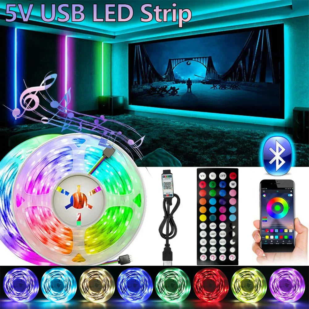 Veluno RGB LED Strip Pro – App- & Fernbedienung, USB Ambient Licht